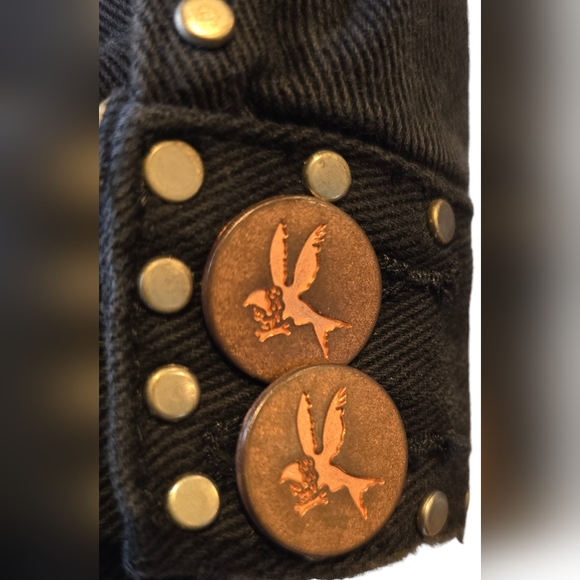 NEW ONE TEASPOON Distressed Studded Jacket - Picture 4 of 8